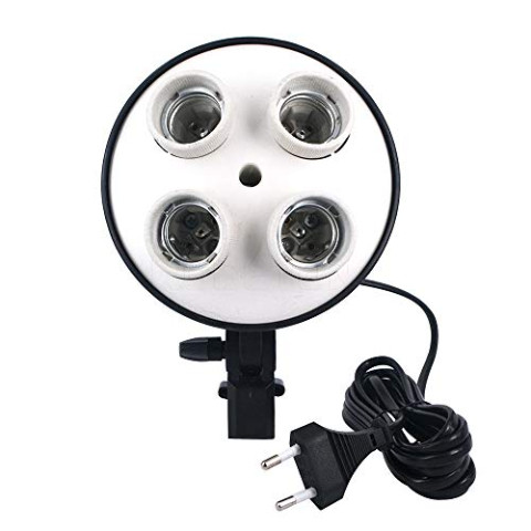 4 In 1 E27 Socket Light Lamp Bulb Holder Adapter For Photo Video Studio Softbox